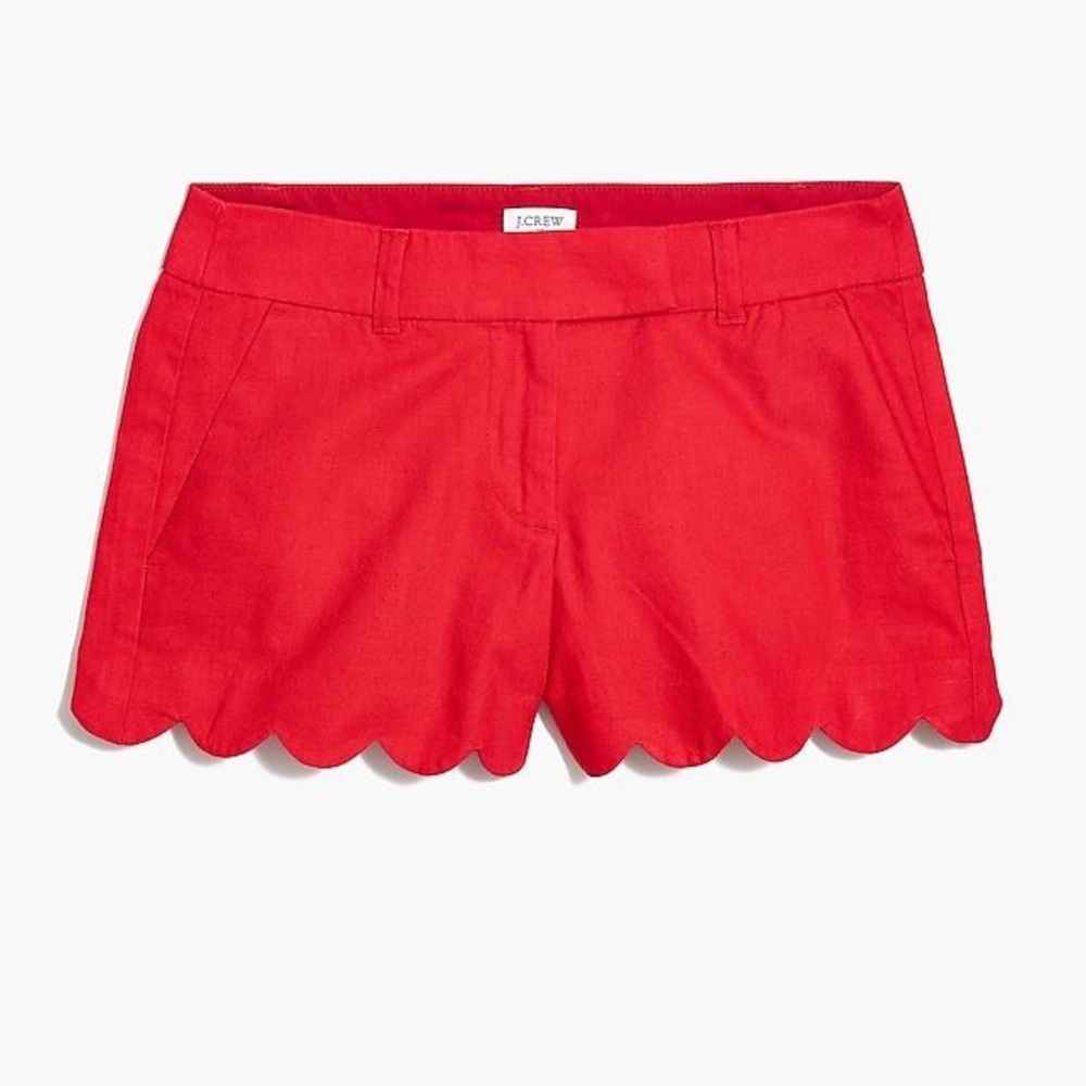 J. Crew scallop shorts